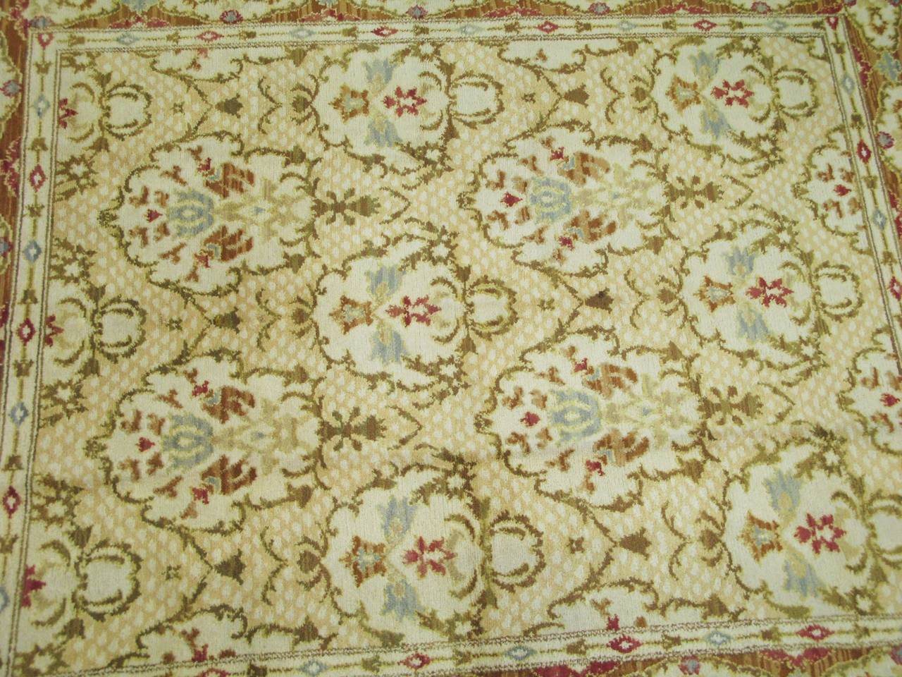 Hand-Knotted Splendor Spanish Savonnerie Carpet