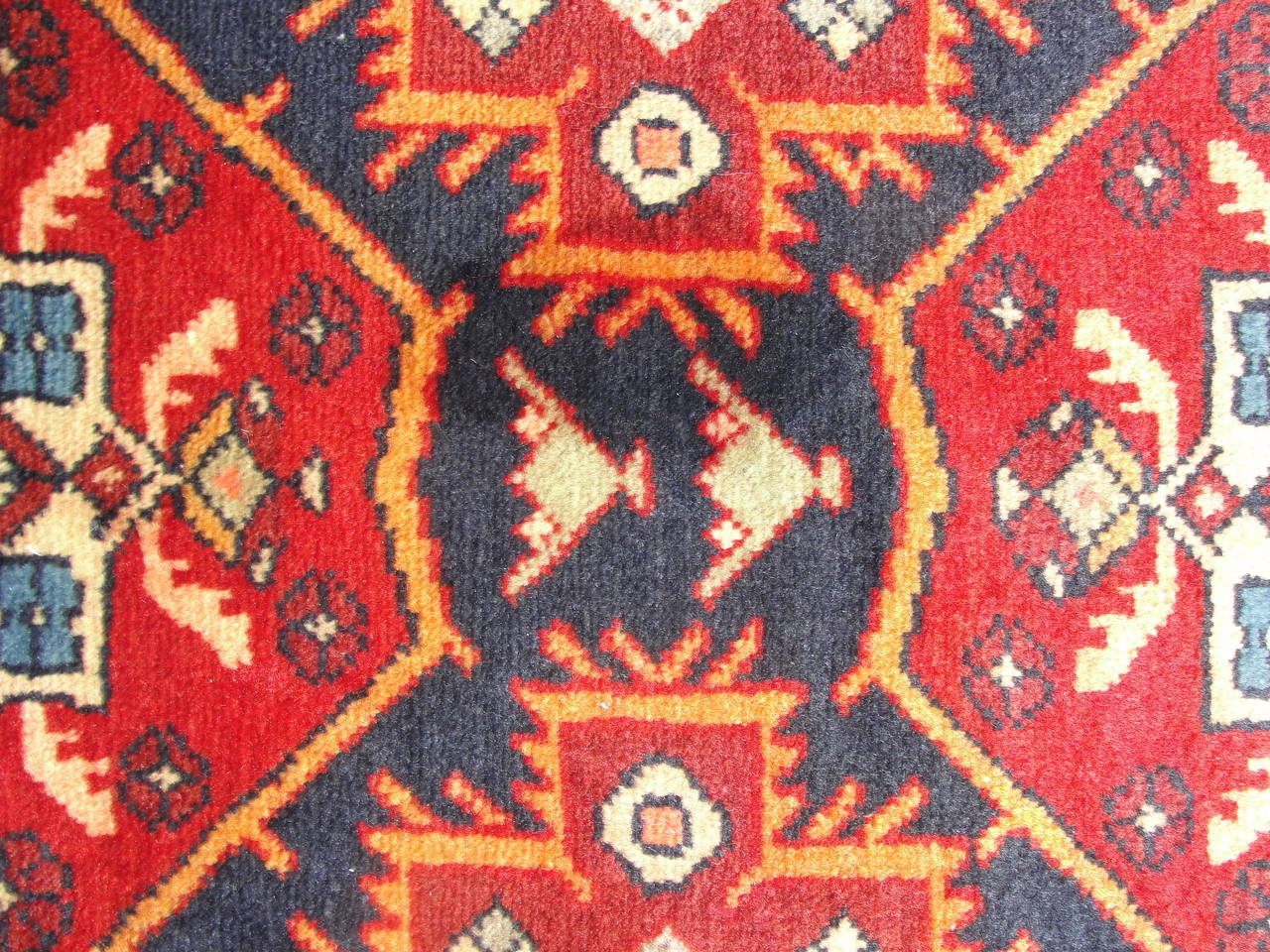 Wool Persian Hamadan Melayer Rug