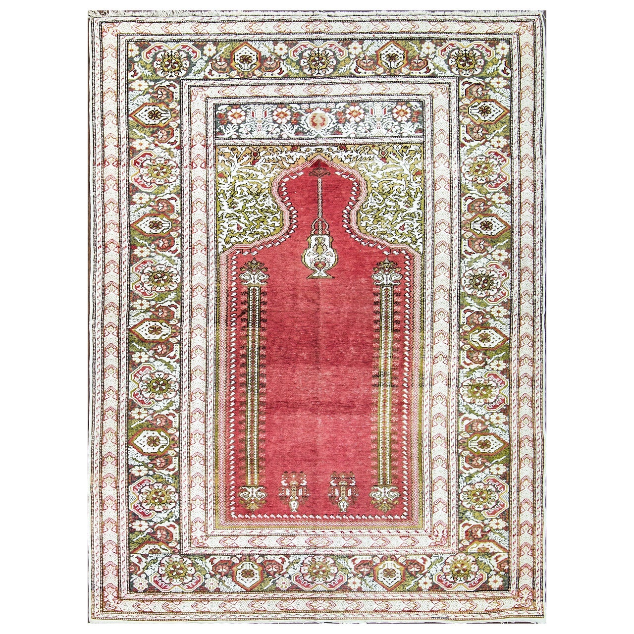 Silk Kayseri Prayer Rug