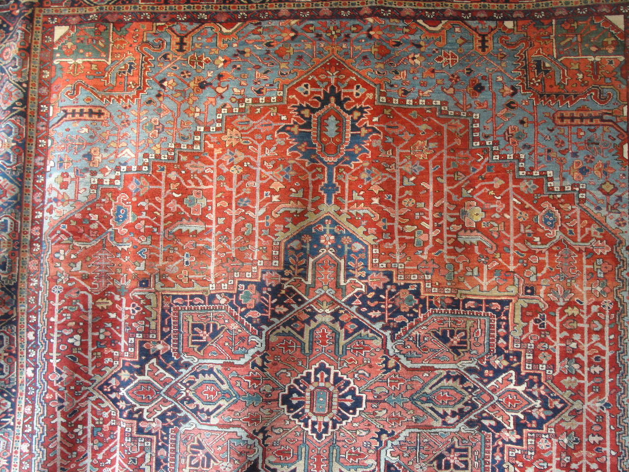 Persian Heriz Serapi Karaja Carpet