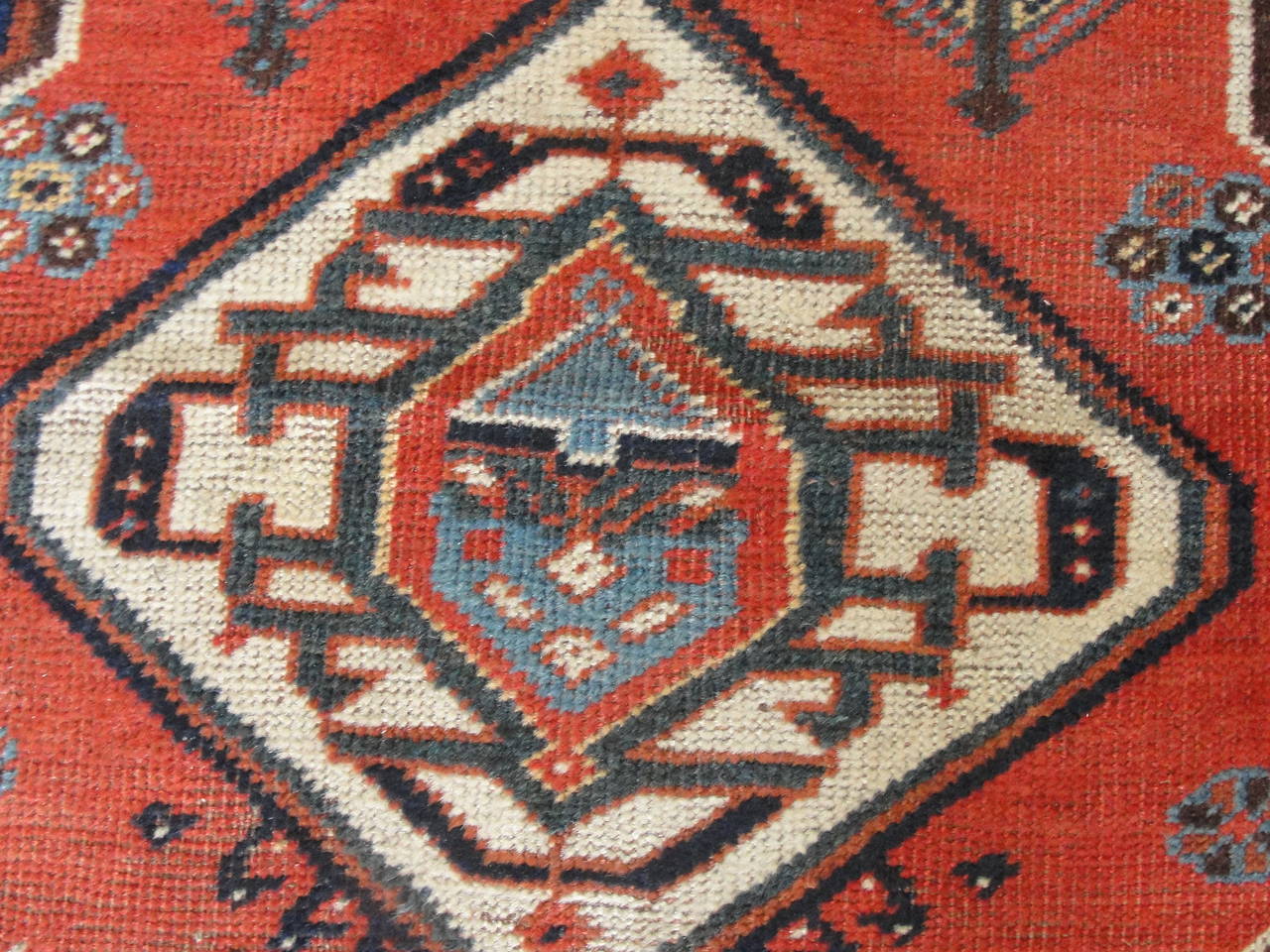 Hand-Woven Unusual Kazak Rug