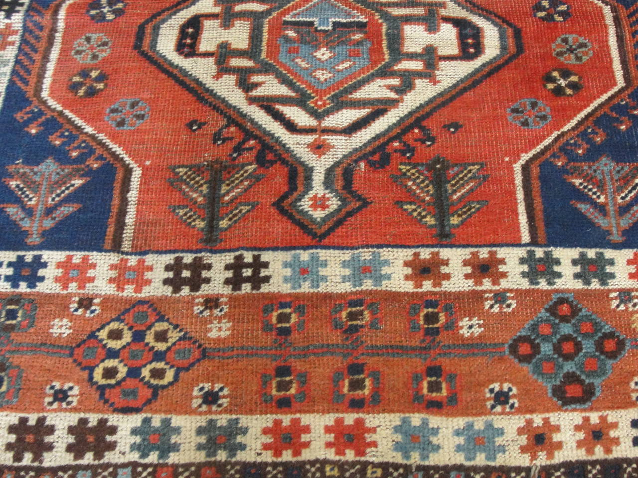 Caucasian Unusual Kazak Rug