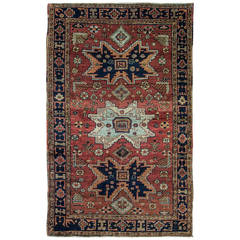 Antique Persian Heriz, 3'11" x 6'2"