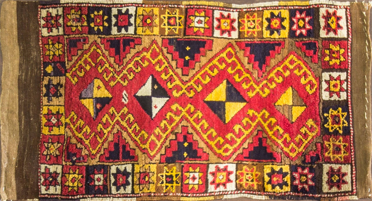 Antique Turkish Yastik Rug
