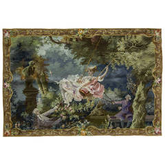 Vintage Aubusson French Tapestry