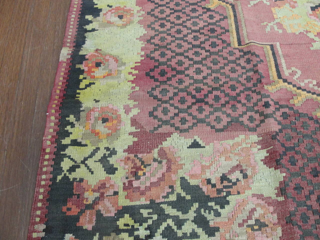 Antique Bessarabian Kilim, 5' x 7'.  Free Shipping For Sale 1