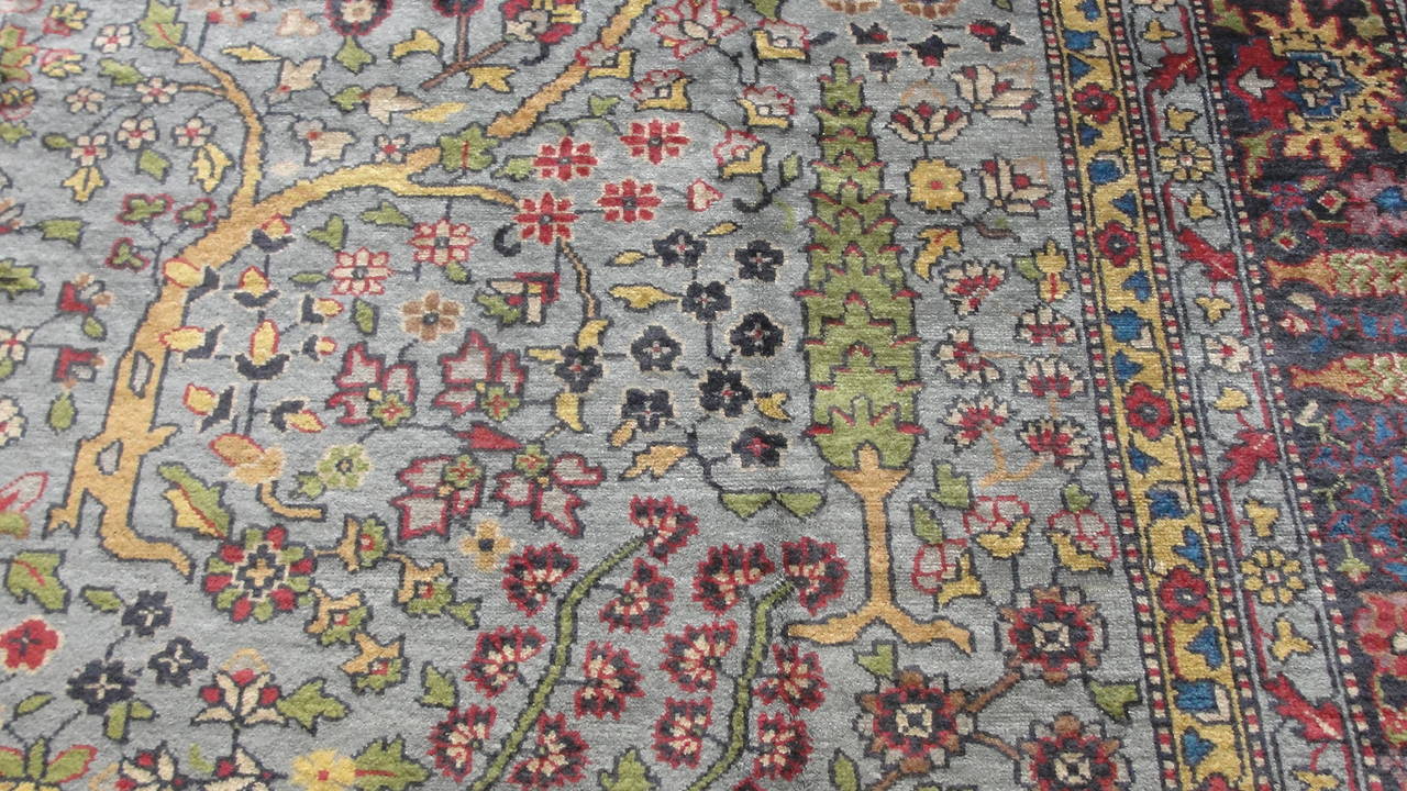 Antique Agra Carpet, 9'1