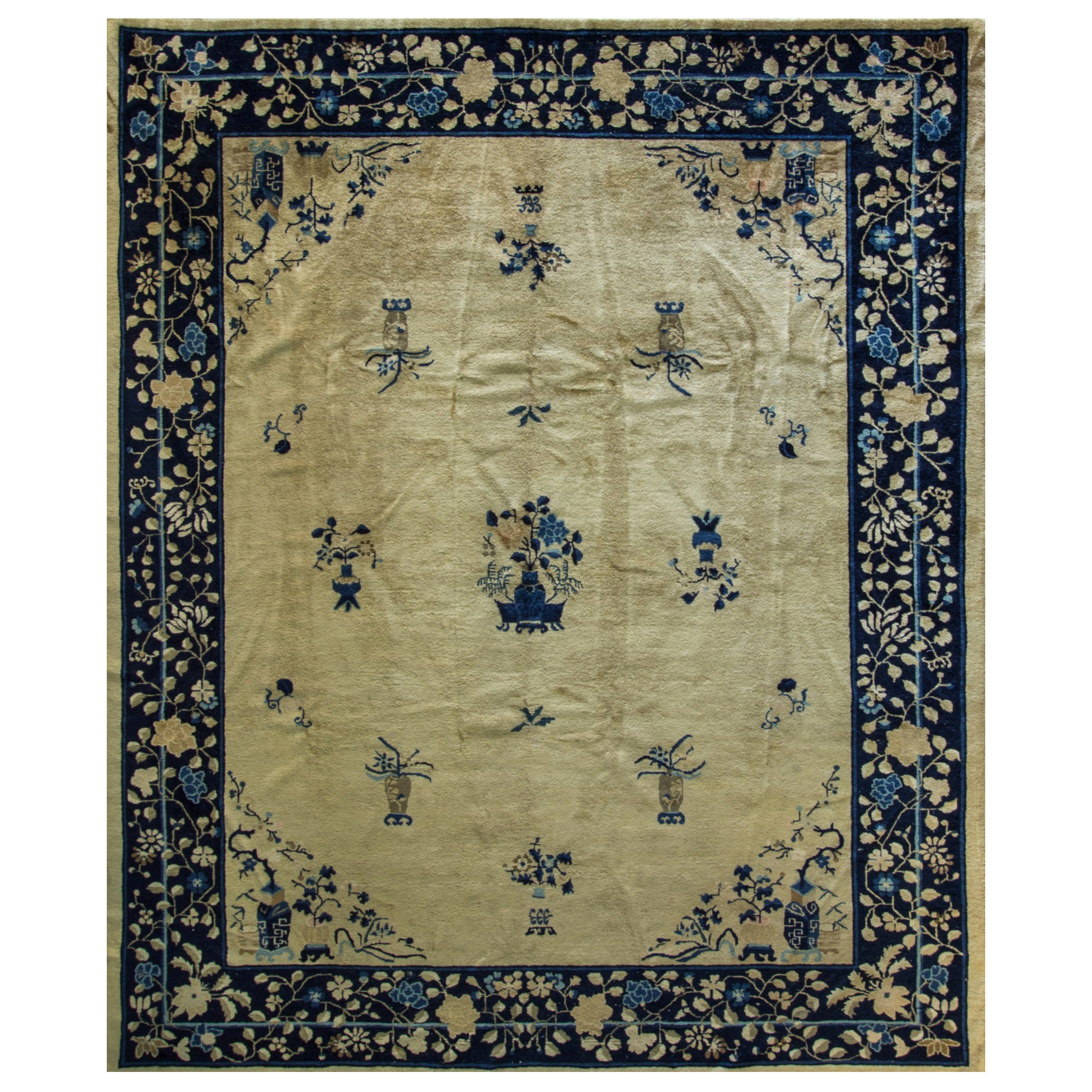 Antique Chinese Peking Carpet