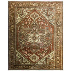 Antique Serapi Carpet