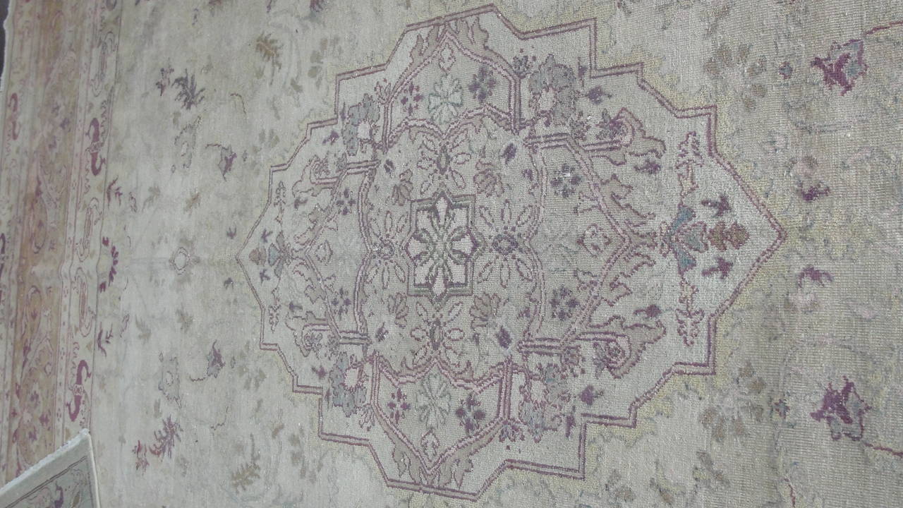 Antique Amritsar/ Agra Carpet, 10' x 13' For Sale 1