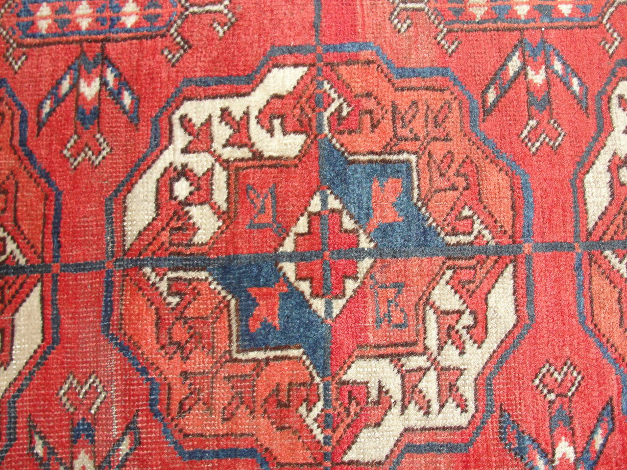 Antique Tekke Main Carpet, Turkoman, 6'7