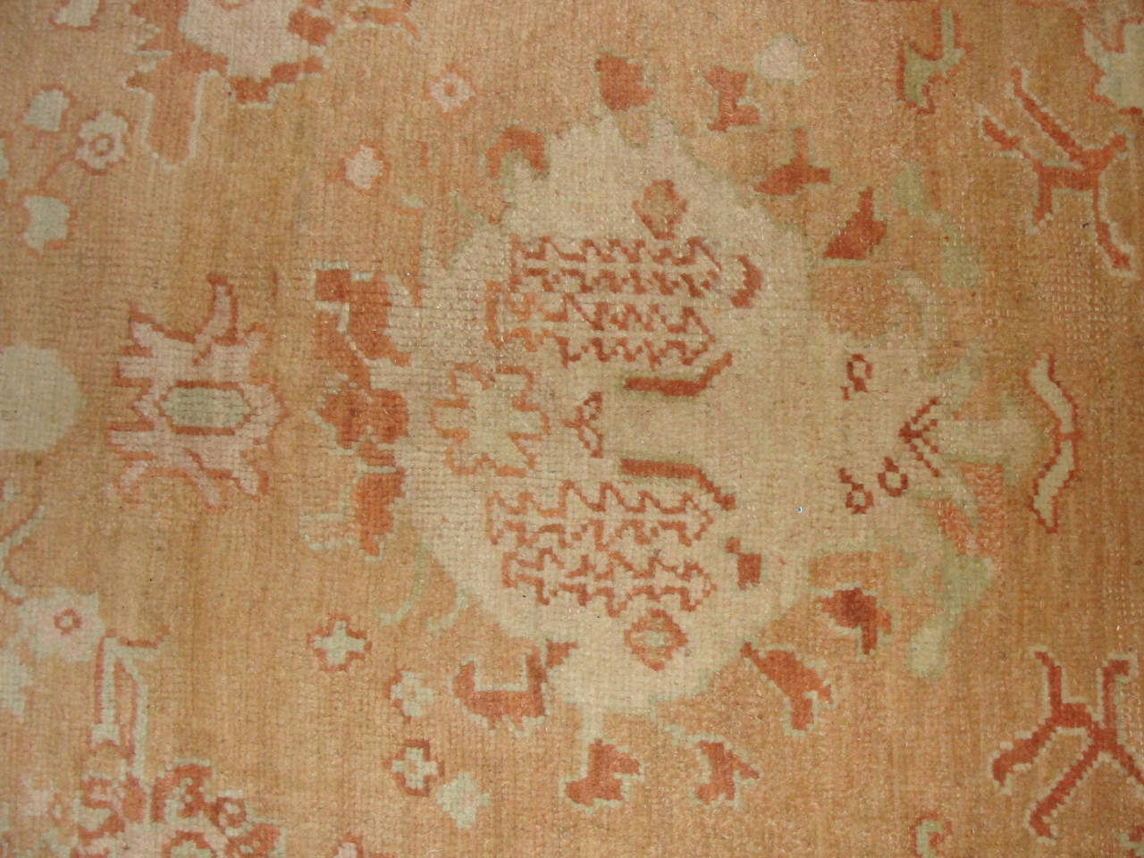 20th Century  Antique  'Oushak' Carpet, Turkey, 10'6