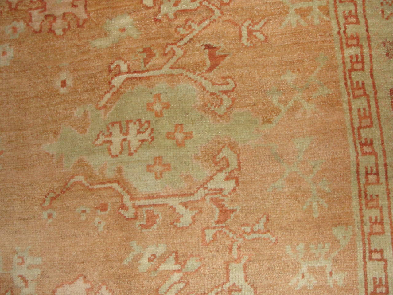 Turkish  Antique  'Oushak' Carpet, Turkey, 10'6