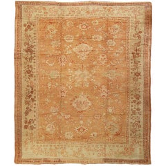  Antique  'Oushak' Carpet, Turkey, 10'6" x 13'5"