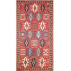 Antique Kuba Kilim Rug, Caucasian