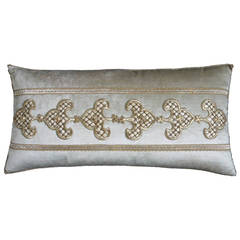 Antique Ottoman empire Raised gold Metallic Embroidery.