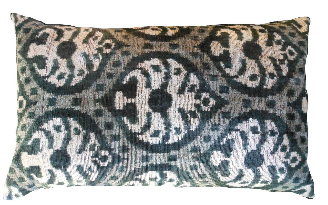 New Turkish Silk Velvet Ikat.