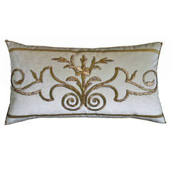 19th Century Ottoman Empire Raised Gold Metallic Embroidery 19th Century Ottoman Empire Raised Gold Metallic Embroidery