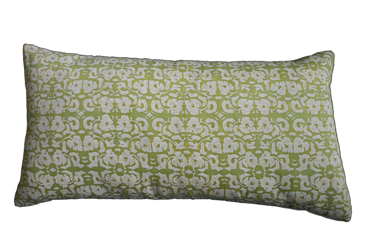 Shiraz Fortuny in Granny Green Apple and White