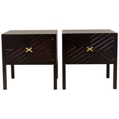 Pair of End Tables by Edmund Spence