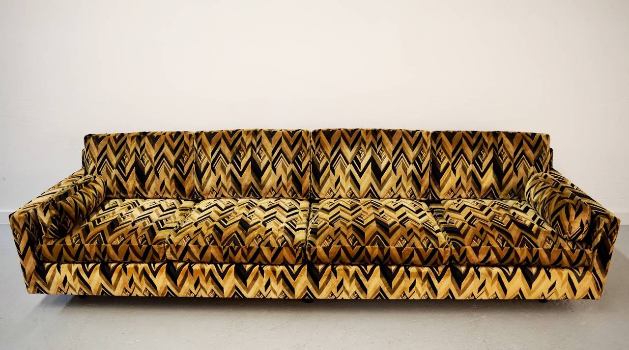 Mid-Century Modern Harvey Probber Long Sofa
