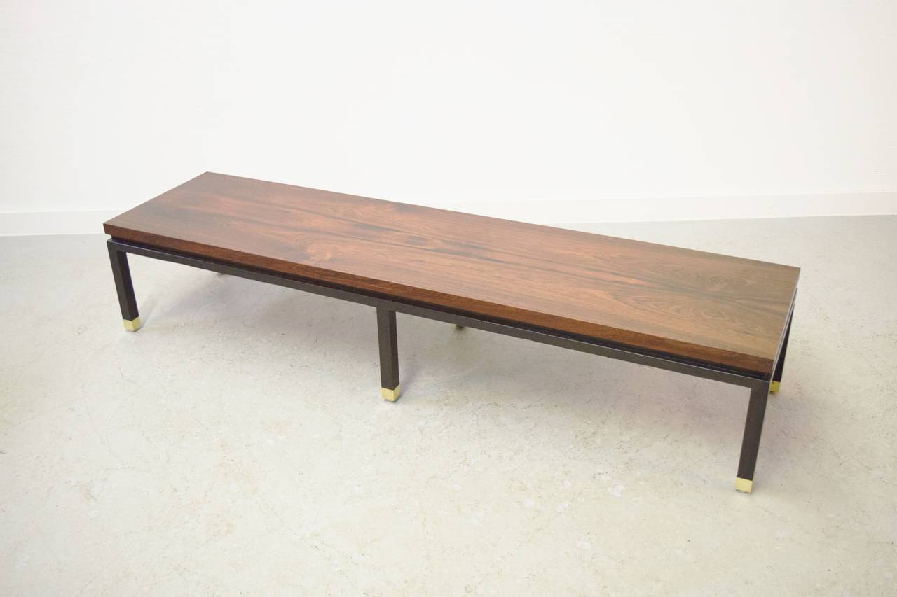 American Harvey Probber Rosewood Coffee Table or Bench