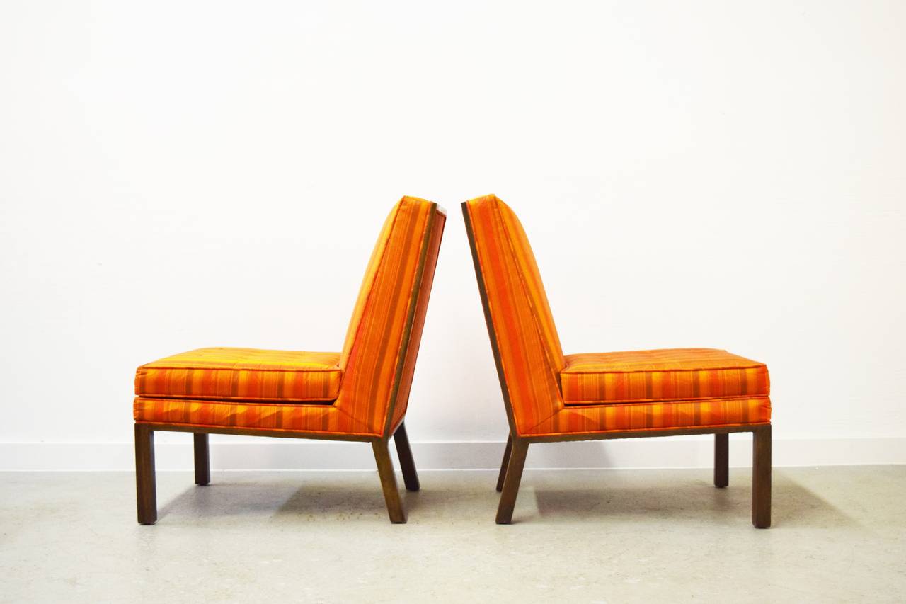 American Pair of Harvey Probber Lounge Chairs