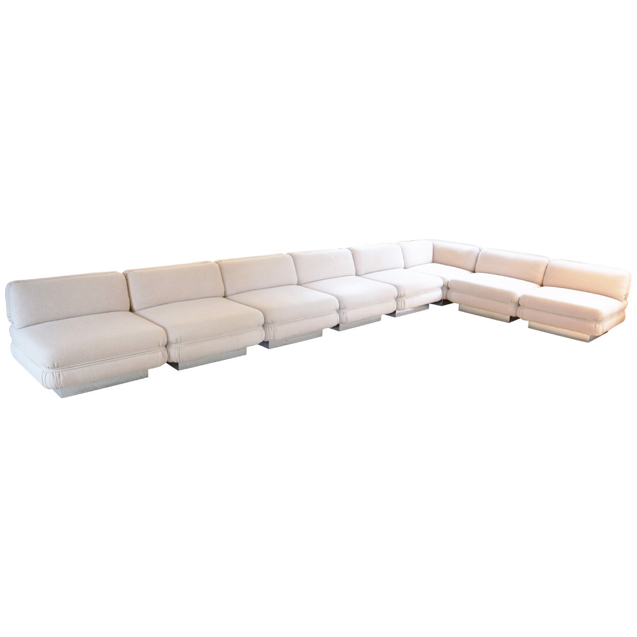 Eight-Piece Sectional Sofa by Harvey Probber