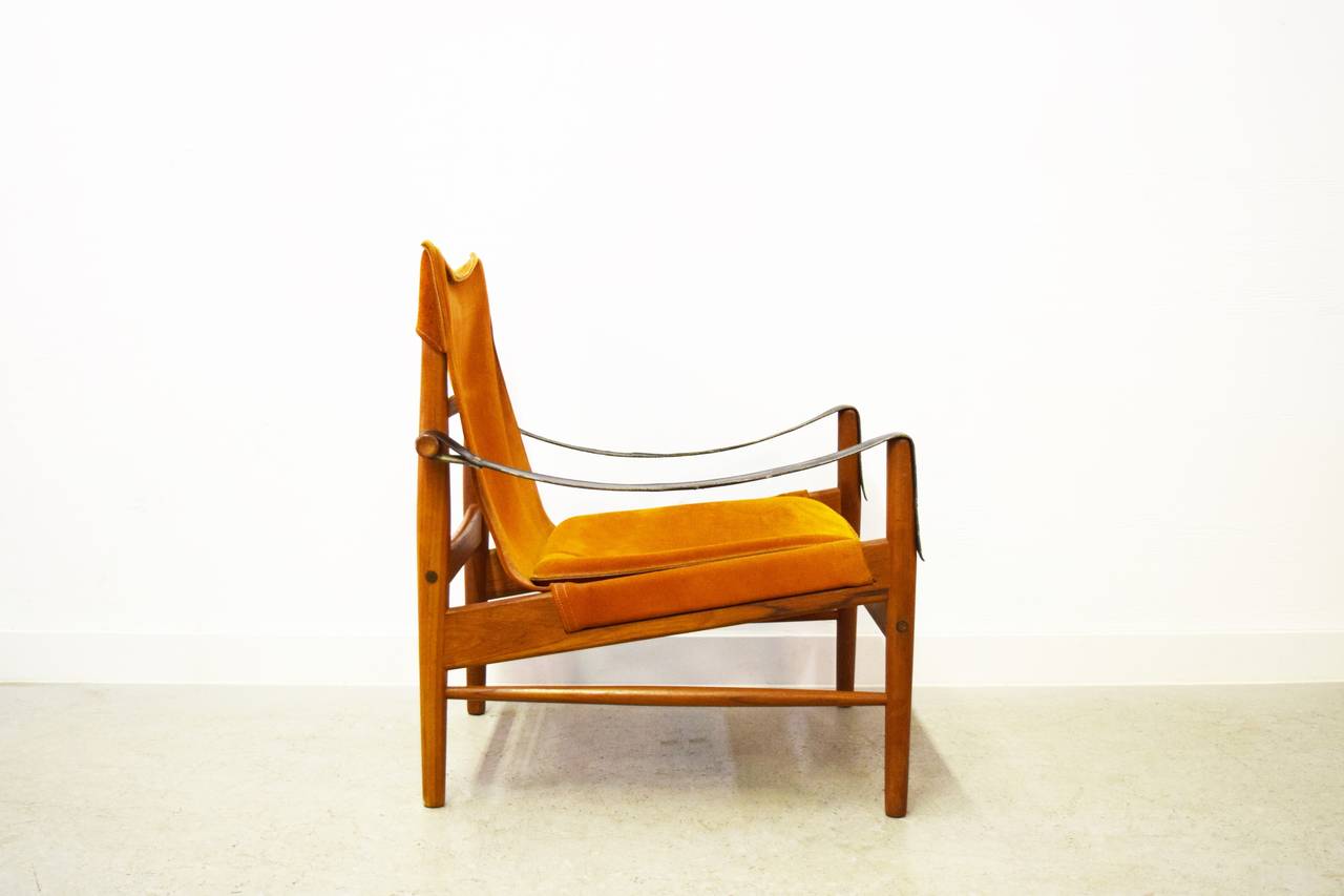 20th Century Hans Olsen Safari Chair