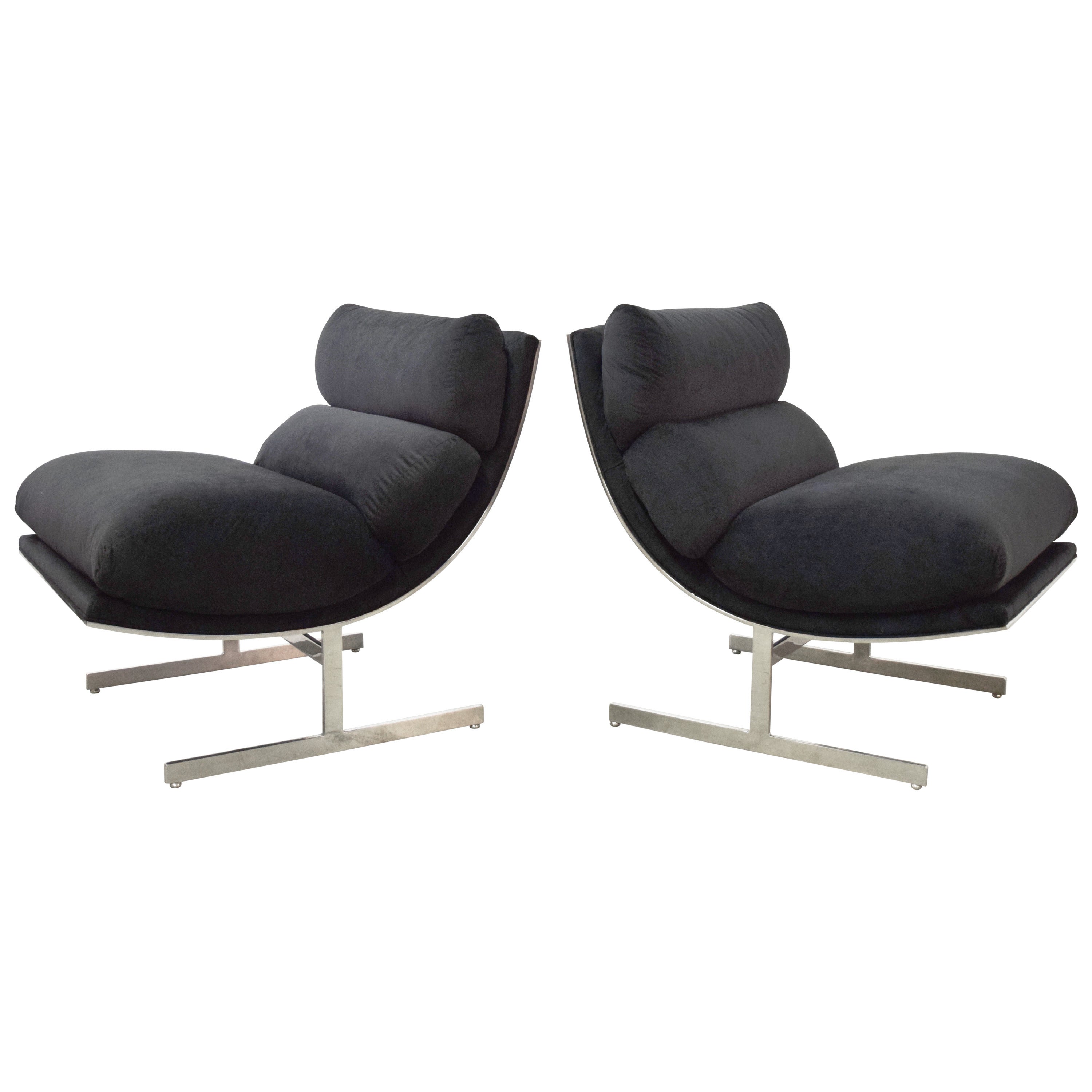 Pair of Kipp Stewart Lounge Chairs