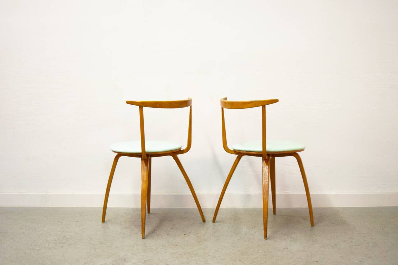 American Pair of George Nelson Pretzel Chairs