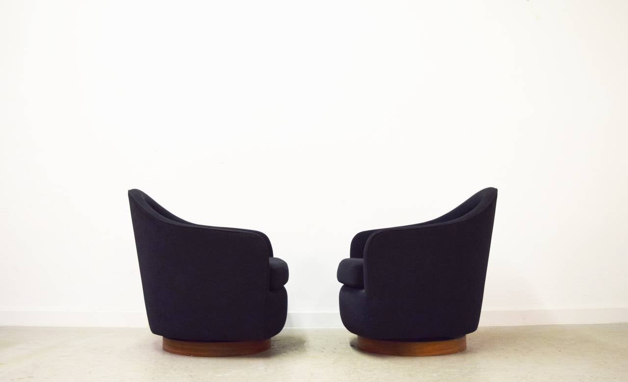 Mid-Century Modern Milo Baughman Swivel Chairs