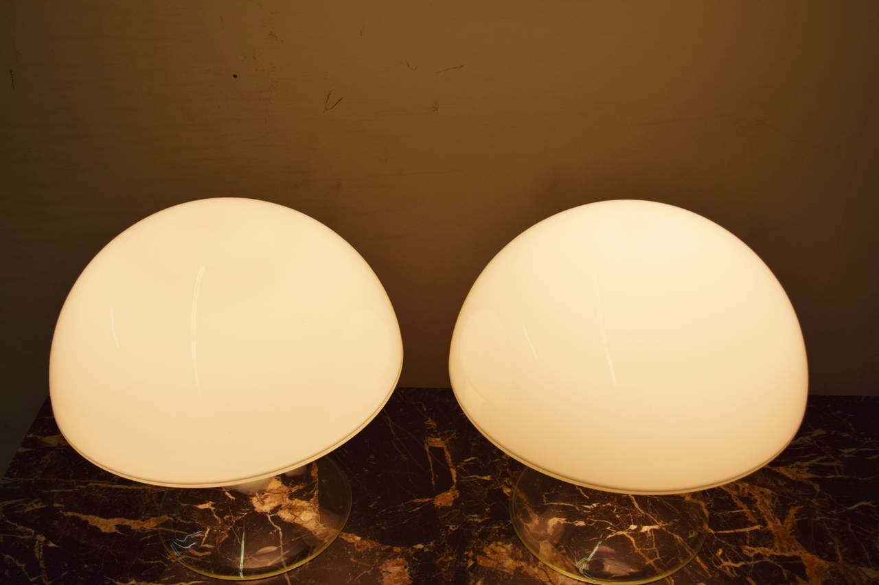 murano mushroom lamp