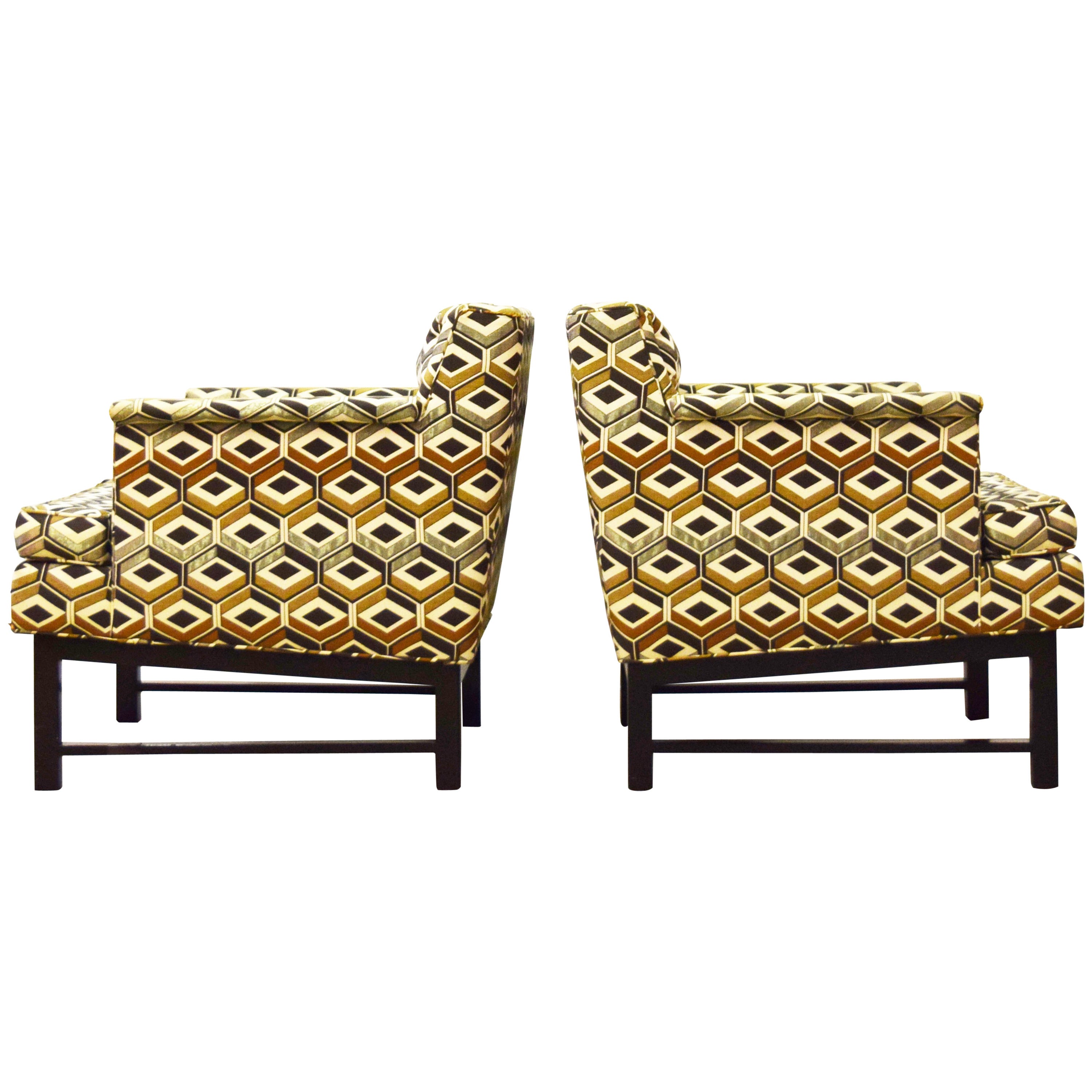 Pair of Edward Wormley for Dunbar Lounge Chairs
