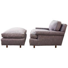Harvey Probber Lounge Chair and Ottoman