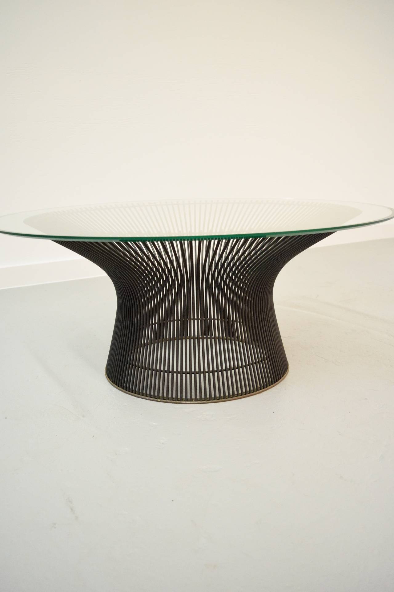 Warren Platner Bronze Coffee Table For Sale at 1stDibs