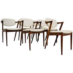 Six Kai Kristiansen Rosewood Dining Chairs