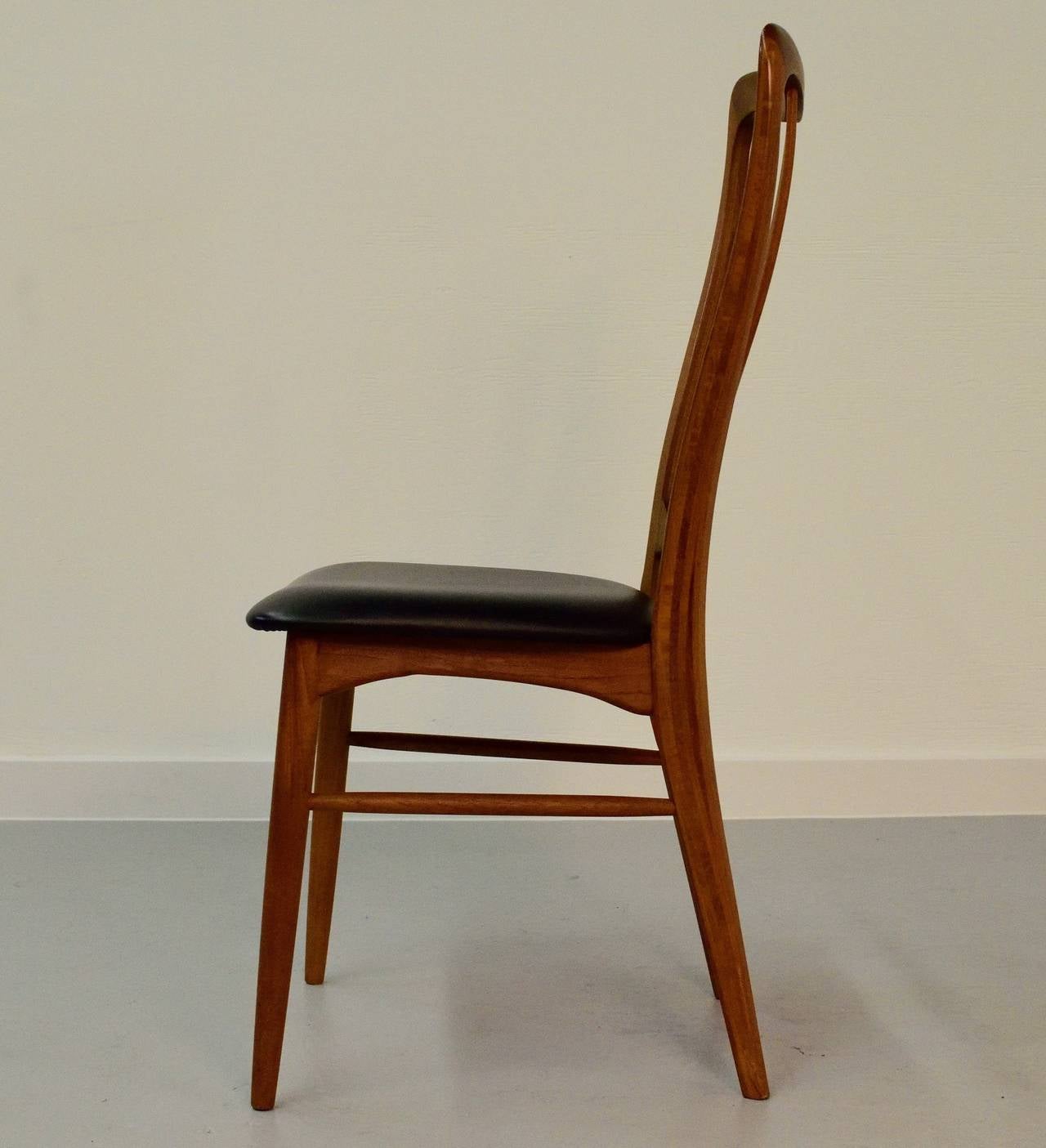 20th Century Set of Six Koefoeds Hornslet Teak Dining Chairs