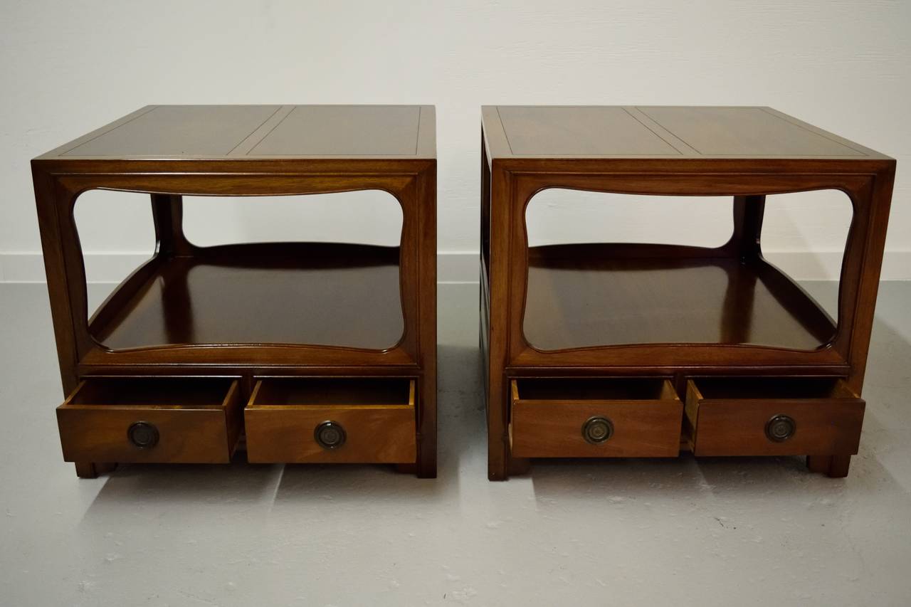 Pair of Baker End Tables or Nightstands 2