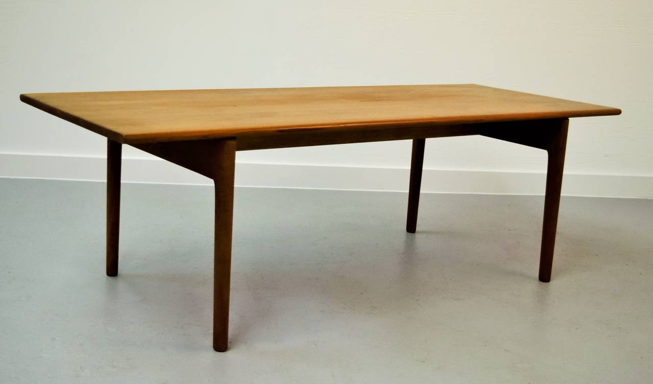 Hans Wegner for Andreas Tuck Teak Coffee Table In Excellent Condition In Middlesex, NJ