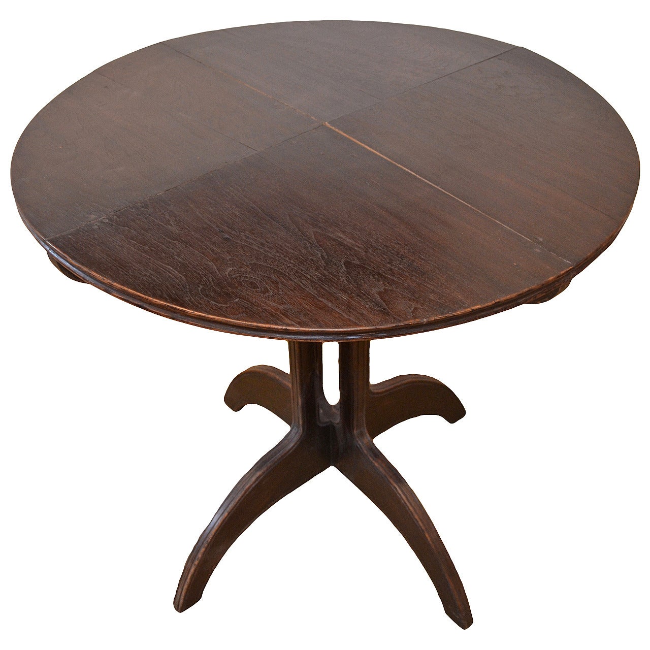 Art Deco Teak Wood Side Table