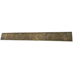 Hand-Carved Teak Wood Panel 11