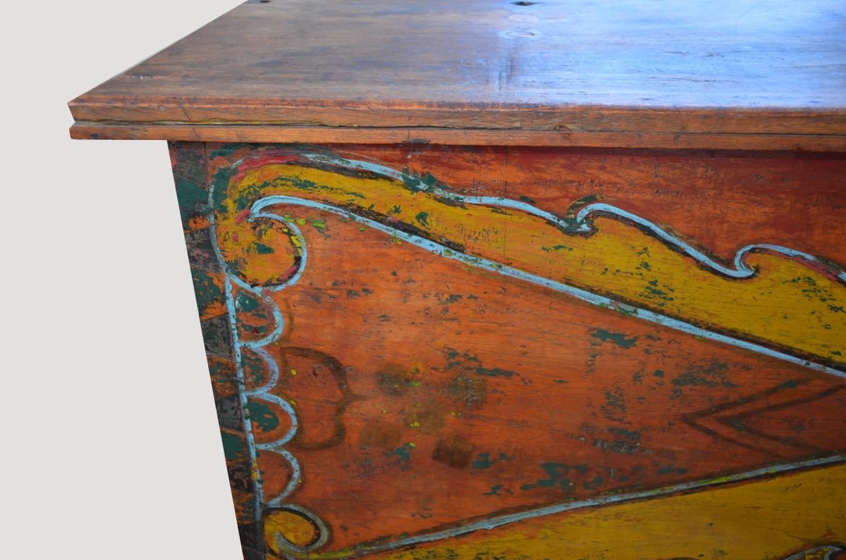 Spanish Colonial Antique Portuguese-Influenced Chest