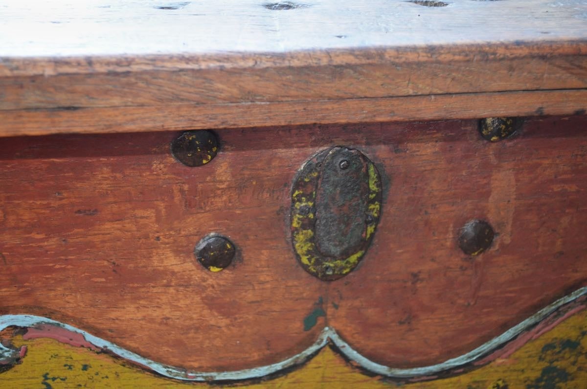 Indonesian Antique Portuguese-Influenced Chest