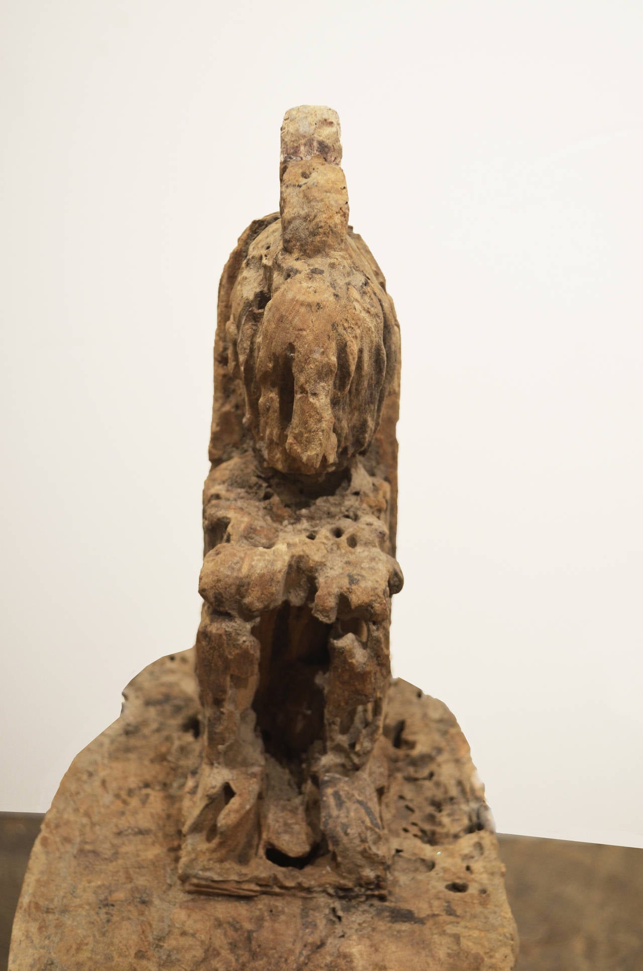 20th Century Primitive Sculpture on Stand from Sumatra