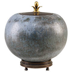 Carl Halier For Royal Copenhagen Lidded Jar