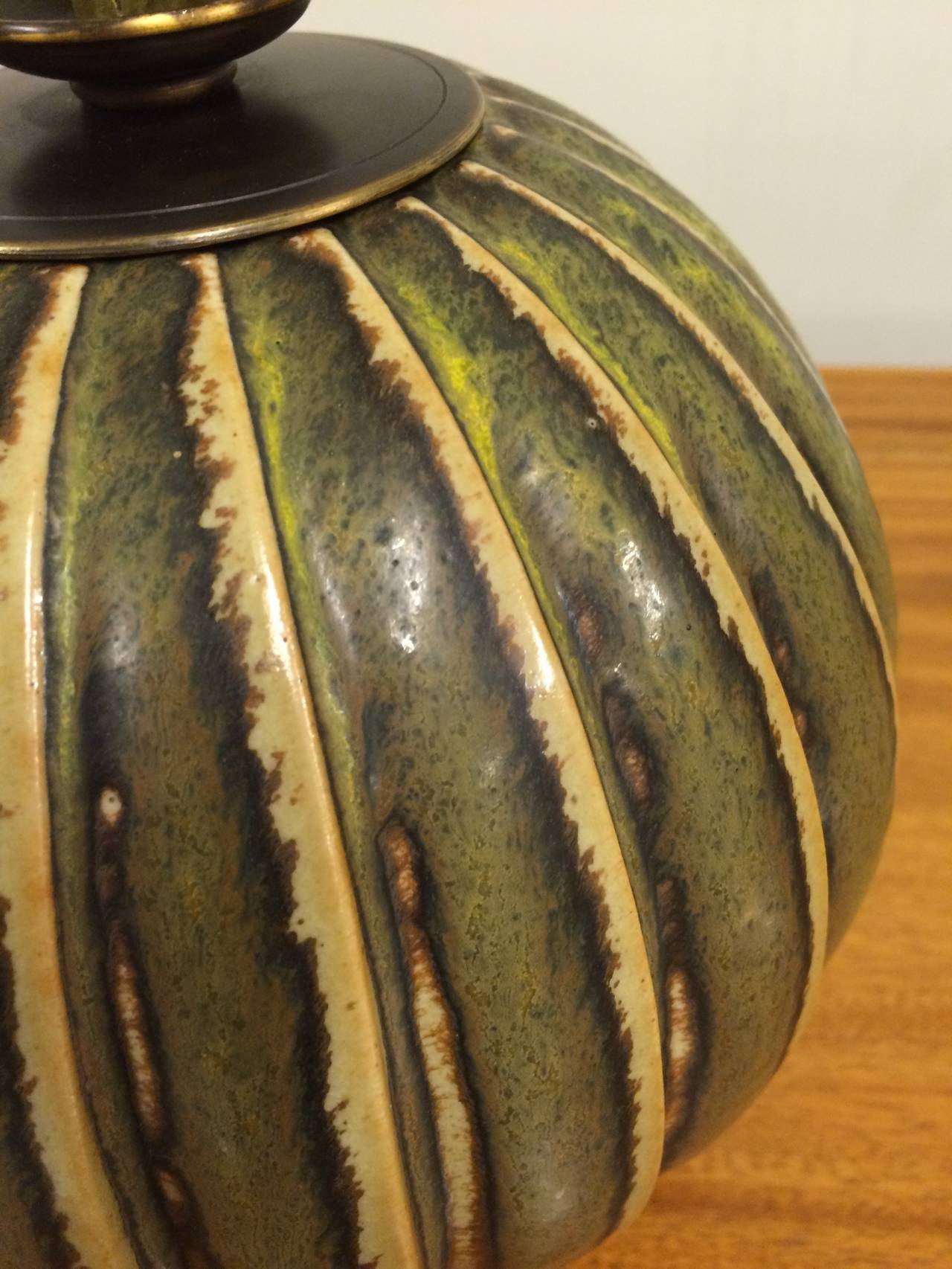 Arno Malinowski for Royal Copenhagen Stoneware Lidded Jar 2