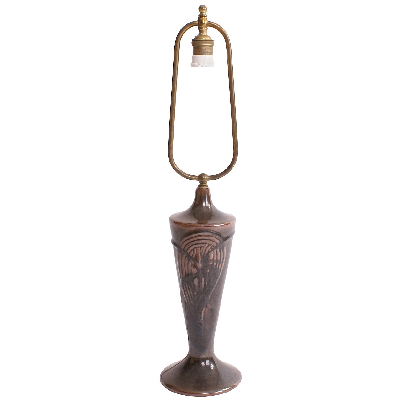 Axel Salto Stoneware Table Lamp for Royal Copenhagen For Sale