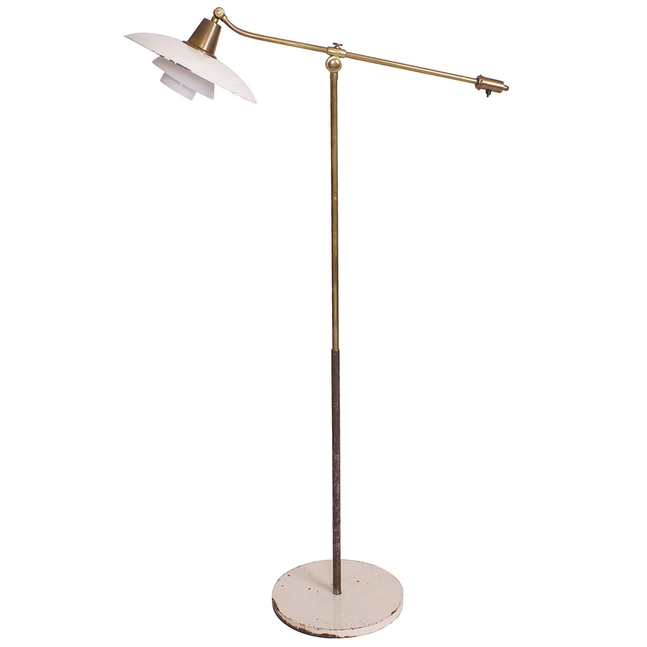Poul Henningsen "Water Pump" 1940s Floor Lamp For Sale