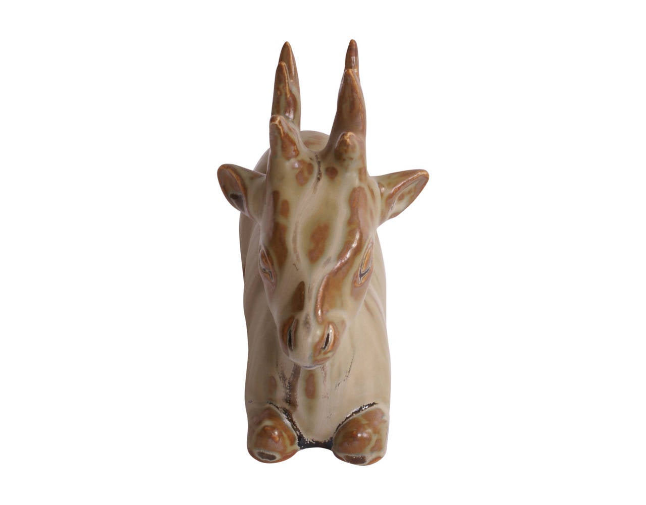 Danish Axel Salto Deer Sculpture for Royal Copenhagem For Sale